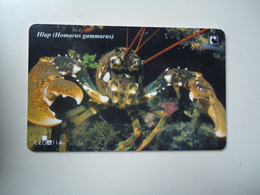 CROATIA USED CARDS MARINE LIFE  FISHES - Peces