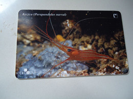 CROATIA USED CARDS MARINE LIFE  FISHES - Peces