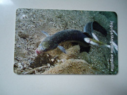 CROATIA USED CARDS MARINE LIFE  FISHES - Vissen