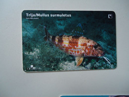 CROATIA USED CARDS MARINE LIFE  FISHES - Fish