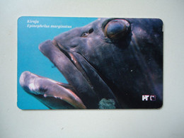 CROATIA USED CARDS MARINE LIFE  FISHES - Fish