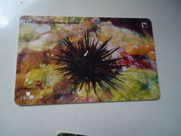 CROATIA USED CARDS MARINE LIFE  FISHES - Poissons