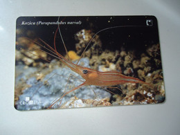 CROATIA USED CARDS MARINE LIFE  FISHES - Peces