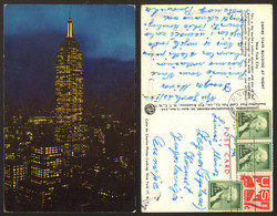 USA New York  Empire State Building Night Nice Stamp  #17407 - Broadway