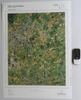 HEIST-OP-DEN-BERG In 1990 GROTE-LUCHT-FOTO HALLAAR HEIDELO LAAR GOOR 48x67cm ORTHOFOTOPLAN PHOTO AERIENNE LUCHTFOTO R725 - Heist-op-den-Berg