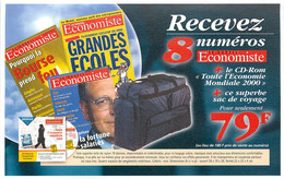 Publicités - Publicité Le Nouvel Economiste - Journal - Journaux - Service Abonnements - Lille - Bon état - Advertising