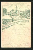 Lithographie Wilthen, Gasthaus Zum Mönchwalder Berg - Wilthen