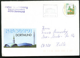 Bund PU290 C2/006 BAUWERKE DORTMUND NAPOSTA Gebraucht 1995 - Enveloppes Privées - Oblitérées