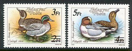 HUNGARY 1989 Surcharges On Ducks MNH / **.  Michel 4041-42 - Ungebraucht