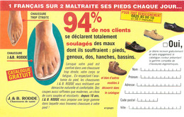 Publicités - Publicité Chaussure J.& B. Rodde - S.A.R.L. Chaussures De Santé - Tourcoing - Bon état - Advertising