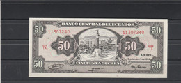 Equateur  - Billet 50 Sucres Série TX N° 11307240 Du 5/9/1984 - TB - Ecuador