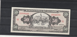 Equateur  - Billet 50 Sucres Série TX N° 20596099 Du 5/9/1984 - TB - Equateur