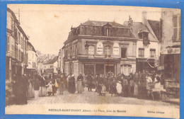 02 - Aisne - Neuilly Saint Front - La Place Jour De Marche  (N4705) - Autres & Non Classés