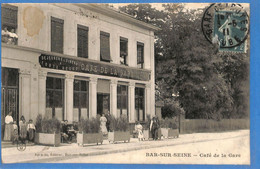 10 - Aube -  Bar Sur Seine - Cafe De La Gare   (N4713) - Bar-sur-Seine