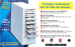 Publicités - Publicité CD PRO - Informatique - Cd Rom - Cartes Info - Groupe Tests - Ste - Sainte Geneviève - Oise - Publicités