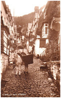 CLOVELLY : HIGH STREET - CARTE VRAIE PHOTO / REAL PHOTO POSTCARD ~ 1925 - '930 (ah185) - Clovelly