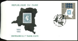 FDC (1306)  - ZAÏRE - Centenaire Du 1er Timbre / Eeuwfeest Van De Eerste Postzegel - Emission Commune/Gemeenschappelijke - 1980-1989