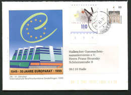 Bund PU291 D2/018 EUROPARAT Gelaufen Heilbronn 2001 NGK 5,00 € - Privé Briefomslagen - Gebruikt