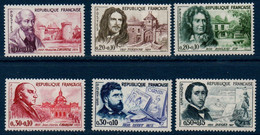 FR  1960 Célébrités Diverses  N°YT 1257-1262  ** MNH - Otros & Sin Clasificación