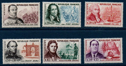 FR  1961 Célébrités Diverses  N°YT 1295-1300  ** MNH - Other & Unclassified