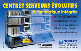 Publicités - Publicité Noblet - L. Lampertz - Centres Serveurs évolutifs - Groupe Tests - Ste - Sainte Geneviève - Oise - Advertising