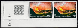 Comoro Islands 1973 - Airmail Stamp: Karthala Volcanic Eruption - Pair Mi 159 ** MNH - Komoren (1975-...)