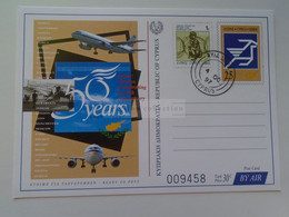 D179346 Cyprus (Greece) -   Stamped Stationery Card 1997 Aviation -AYIA NAPA   -Cyprus Airways 50 Years - Autres & Non Classés