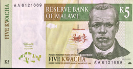 Malawi 5 Kwacha, P-36a (1.7.1997) - UNC - AA Serial - Malawi