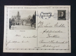 1939 CDV 67/8 Mi P68 Prague Oblitéré Brno 18.2.39 - Ansichtskarten