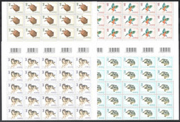** 2001 Földrészek állatai (V.) - Európa 50 Sor Hajtott Teljes ívekben (40.000) - Other & Unclassified