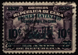 Cuba 1937 Mi 154 100 Years Railways - Usados