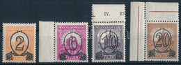 ** 1931 Kisegítő Bélyegek I. 501-504 B Sor (30.000) - Otros & Sin Clasificación