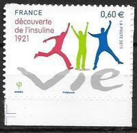 France 2011 Adhésif N° 635 Neuf Découverte De L'insuline Cote 3 Euros - Other & Unclassified