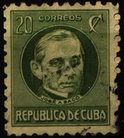 Cuba 1941 Mi 54C José Antonio Saco - Oblitérés