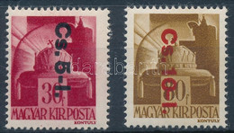 ** 1946 Betűs Cs.5-I./30f + Cs.10-I./80f (16.000) - Altri & Non Classificati