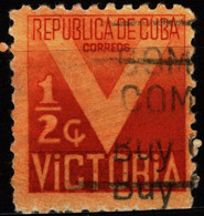 Cuba 1942 Mi Z6 Obligatory Victory Tax For Red Cross Fund - Usati