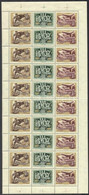 ** 1957 Bélyegnap (30.) Teljes ív (ívszéli Apró Ráncok/light Creases On The Margin) (10.000) - Altri & Non Classificati