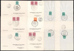 1938-1940 Hazatérés Alkalmi Bélyegzések 16 Db Lapon - Other & Unclassified