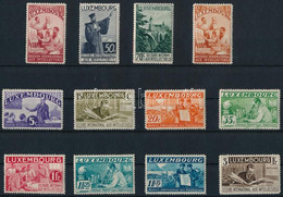 * Luxemburg 1935 Intellektuelek Sorból 12 érték Mi 266-277 (**Mi EUR 211,7) - Altri & Non Classificati