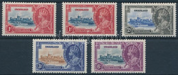 ** Swaziland 1935 V. György Jubileuma 4 érték + Szinváltozat - Andere & Zonder Classificatie