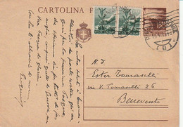 A74. Roma. Aprile/ 1946. Cartolina Postale Democratica L. 1,20, Con Integrazione Di L. 2 ( 1 X 2) - Otros & Sin Clasificación