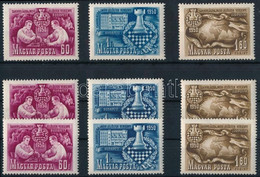 ** 1950 Sakk I. 3 Db Sor (7.500) - Altri & Non Classificati