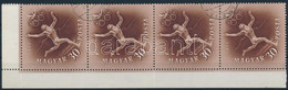 O 1952 Olimpia (I.) - Helsinki 30f ívsarki 4-es Tömb Vízjel Nélkül (4.000) (hajtott / Folded) - Altri & Non Classificati