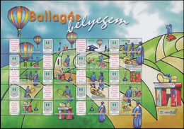 ** 2007 Ballagás Bélyegem (IV.) - Hőlégballon Promóciós Teljes ív (7.000) - Autres & Non Classés