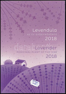 ** 2018 Levendula Bélyegszett A 4 Klf Speciális Blokkal (52.000) - Altri & Non Classificati