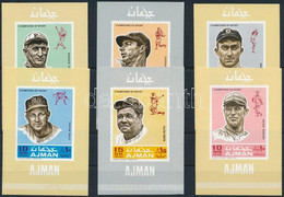 ** 1969 Sport; Baseball Játékosok De Lux Blokksor Mi 388-393 - Autres & Non Classés