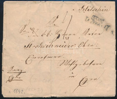 1848 Levél "SAAZ" - "EGER" - Other & Unclassified