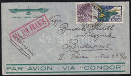 1935 Légi Levél Budapestre / Airmail Cover To Hungary - Andere & Zonder Classificatie