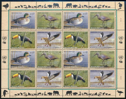 ** 2003 Veszélyeztetett állatok Kisív, Endangered Species Minisheet Mi 389-392 - Andere & Zonder Classificatie