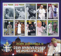 ** 2004 II. János Pál 25 éve Pápa Kisívsor Mi 5330-5354 - Andere & Zonder Classificatie